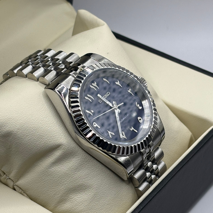 Seiko Arabic Dial Bleu