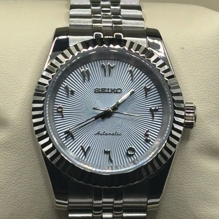 Seiko Arabic Dial Bleu Ciel