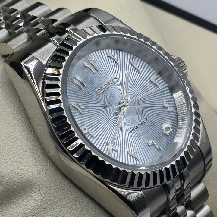 Seiko Arabic Dial Bleu Ciel
