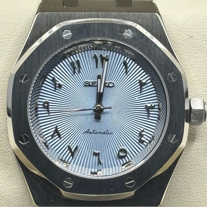 Seiko RoyalOak Arabic Dial Bleu Ciel